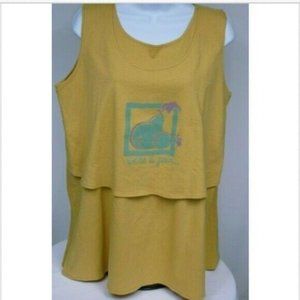 Simply Delicious Nursingwear Cotton USA Graphic Shirt Womens Size M/L - 23489